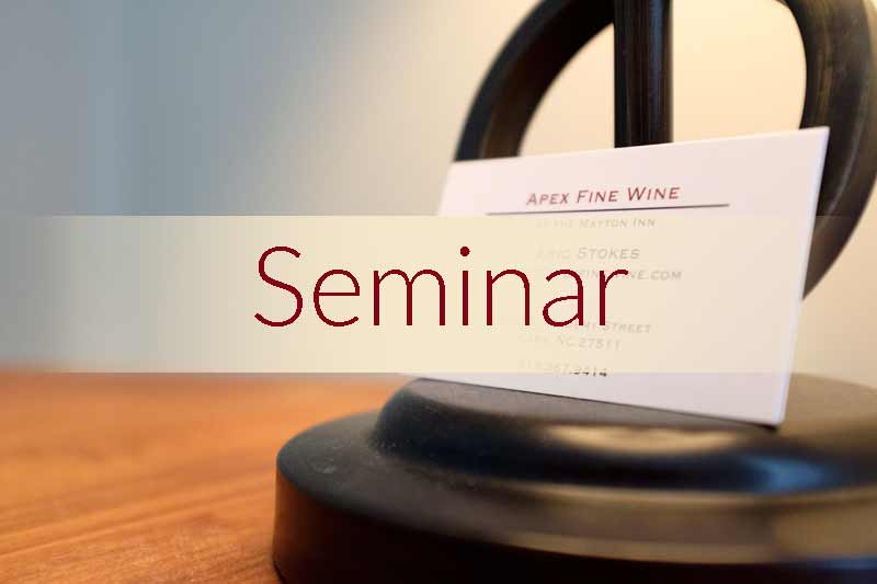 Fine Wine Seminar